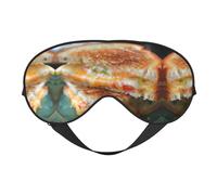 Masque pour les yeux au fromage pour dormir, masque de sommeil bloquant parfaitement la lumière pour homme et femme, bandeau doux et confortable pour les voyages