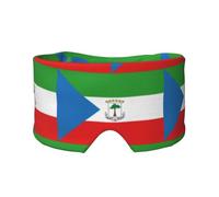 Masque pour les yeux avec drapeau de la Guinée équatoriale - Masque de sommeil confortable pour les personnes dormant sur le côté, blocage de la lumière, masque relaxant sans pression pour les yeux