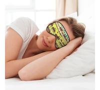 Masque pour les yeux avec imprimé tracteur agricole - Masque doux pour les yeux - Pour dormir et voyager - Pour femme et homme