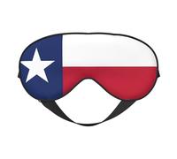 Masque pour les yeux avec motif drapeau du Texas, sangle réglable, idéal pour la sieste, le voyage, le camping, le yoga, la détente