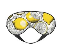 Masque pour les yeux avec sangle réglable Motif citron