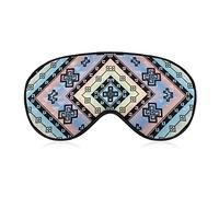 Masque pour les yeux Aztèques abstraits avec sangle réglable pour hommes et femmes Nuit Sommeil Voyage Sieste