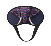Masque pour les yeux brodé tête d'éléphant ultime pour dormir, masque doux et confortable, masque relaxant sans pression nocturne.