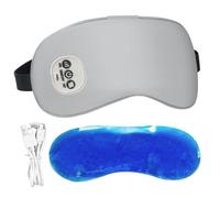 Masque pour les yeux chauffés pour les yeux secs, 3 modes Masque à l'œil chaud vibrant avec masque pour les yeux refroidissant, masque à l'œil oculaire rechargeable USB avec 15 minuscules pour l