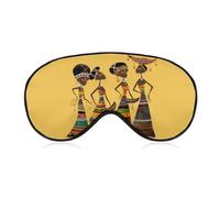 Masque pour les yeux créatif de culture africaine pour homme et femme, respirant et réglable, masque de sommeil ultra doux, bandeau de voyage léger pour avion, sieste, sommeil nocturne