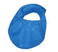 Masque pour les yeux de chat anti-morsure anti-appel anti-maladie de voiture réglable en polyester respirant pour le toilettage, le bain, les voyages - L et bleu