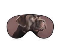 Masque pour les yeux de chien pour homme et femme, respirant et réglable, masque de sommeil ultra doux, bandeau de voyage léger pour les yeux pour avion, sieste, sommeil nocturne
