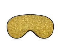 Masque pour les yeux de sommeil à sangle réglable, masque pour les yeux de jeu de fête, masque de sommeil bloque les yeux légers pour la sieste de yoga de voyage, compatible avec un beau motif scintil