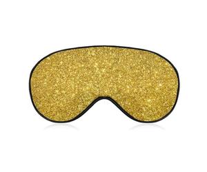 Masque pour les yeux de sommeil à sangle réglable, masque pour les yeux de jeu de fête, masque de sommeil bloque les yeux légers pour la sieste de yoga de voyage, compatible avec un beau motif scintil