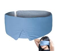 Masque pour les yeux de sommeil - Masque d'aide au sommeil, bouclier oculaire premium | Mousse à mémoire profilée, bracelet réglable doux avec confort pour la chambre de camping de camping méditation