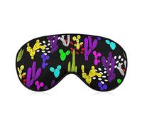 Masque pour les yeux de sommeil Masque pour les yeux occultant compatible avec le masque de sommeil Trippy Cactus avec sangle réglable, bandeau de nuit doux et confortable pour les yeux des femmes e
