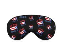 Masque pour les yeux de sommeil Puerto Rico Se Levanta avec sangle réglable pour les yeux bandés pour les voyages en avion