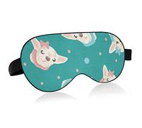 Masque pour les yeux de sommeil unisexe arc Chihuahua chien nuit masque de sommeil confortable oeil sommeil ombre couverture