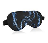 Masque pour les yeux de sommeil unisexe Bule Water tai chi Night Sleeping Mask Couverture d'ombre de sommeil confortable pour les yeux
