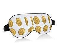 Masque pour les yeux de sommeil unisexe Golden Doge Coin Night Sleeping Mask Couverture d'ombre de sommeil confortable pour les yeux