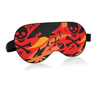 Masque pour les yeux de sommeil unisexe Hipster Shark Skull Bye Night Masque de sommeil Confortable Eye Sleep Shade Cover