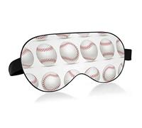 Masque pour les yeux de sommeil unisexe Masque de sommeil de nuit de baseball américain Couverture d'ombre de sommeil confortable pour les yeux