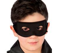 Masque pour les yeux des enfants chevalier noir Accessoire noir