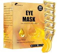 Masque pour les yeux doré 25 paires, masque pour les yeux sous les yeux pour les yeux gonflés, réduire les cernes, les poches sous les yeux, les rides