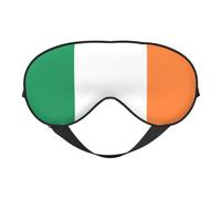 Masque pour les yeux double face avec imprimé drapeau irlandais - Design réglable - Bloque la lumière et respirant - Convient pour le repos et les voyages.