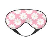 Masque pour les yeux double face avec motif camélia, réglable, bloquant la lumière et respirant, adapté pour le repos et les voyages.