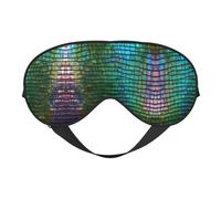 Masque pour les yeux doux à imprimé magique - Sommeil confortable, ombre de nuit élastique, couvre-yeux pour les voyages, la méditation