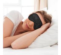 Masque pour les yeux doux avec impression scientifique abstraite, chimie, masque de sommeil pour les yeux pour femmes et hommes