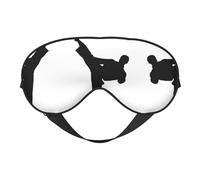 Masque pour les yeux doux double face avec impression d'arts martiaux de Taekwondo - Design réversible - Réglable pour un ajustement parfait - Bloque la lumière du masque pour les yeux