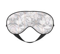 Masque pour les yeux doux double face avec motif marbré rose doré imprimé sur fond pour le yoga, le camping