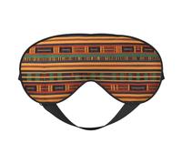 Masque pour les yeux doux et confortable avec imprimé de tissage africain et doux pour le sommeil