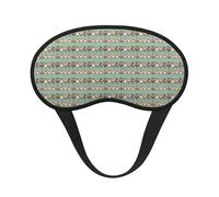 Masque pour les yeux doux et lavable avec motif hiboux de dessin animé pour dormir, voyage, maison, hôtel, avion, camping