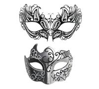 Masque pour les yeux en dentelle - Accessoires élégants pour le visage, masques à thème, masque de carnaval, masque de carnaval | Ensemble de masques de mascarade scintillants, accessoires pour soirée