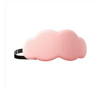 Masque pour les yeux en forme de nuage pour dormir, doux et confortable avec contour 3D, bandeau respirant bloquant la lumière pour nuit, voyage, sieste (rose)