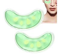 Masque pour les yeux en gel apaisant, patch de beauté réutilisable, couverture hydratante aux extraits de fruits, traitement des yeux pour un usage quotidien, patch de soin de la peau au design doux,