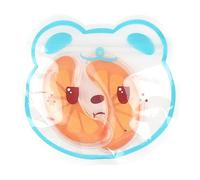 Masque pour les yeux en gel apaisant, patch de beauté réutilisable, couverture hydratante aux extraits de fruits, traitement des yeux pour un usage quotidien, patch de soin de la peau au design doux,