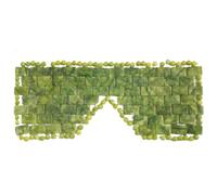 Masque pour les yeux en jade, couverture oculaire en jade verte couverture de sommeil en jade naturel pour la thérapie, yeux du visage dormant la couverture oculaire de relief couverture oculaire, ho