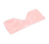 Masque pour les Yeux en Jade, Masque pour les Yeux en Pierre de Jade, Masque de Sommeil Rafraîchissant, Masseur pour le Traitement des Yeux Froids (Cristal rose)