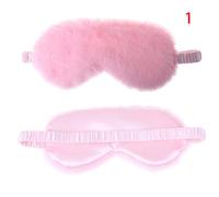 Masque Pour Les Yeux En Peluche Super Doux, 1 Pièce, Couverture En Soie, Amour, Nuage, Masque De Sommeil, Patch Oculaire, Dessin Animé, Sieste, Bandeau Pour Les Yeux