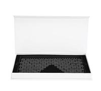 Masque pour les Yeux en Pierre de Jade, Masque pour les Yeux de Sommeil Rafraîchissant, Masseur de Traitement des Yeux par le Froid, Masque de Sommeil pour les Yeux du Visage pour les Femmes(Le noir)