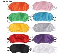 Masque Pour Les Yeux En Soie, Bandeau Doux, Patch Oculaire De Voyage, Sommeil Naturel, Masque De Sommeil Pour Femmes Et Hommes, 1 Pièce