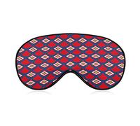 Masque pour les yeux en soie Bohemian Red Mermaid Tail Fish Scale Art Sleeping Mask Eye Cover for Travel/Sieste/Yoga/Plane/Night, Sleeping Eye Mask Eye Cover with Elastic Band