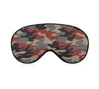 Masque pour les yeux en soie Cool Camo Camouflage Art militaire Masque de sommeil pour voyage/sieste/yoga/avion/nuit, masque pour les yeux endormi avec bande élastique