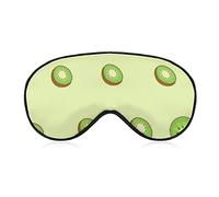 Masque pour les yeux en soie Kiwi Fruit Pattern Sleep Mask Eye Cover for Travel/Sieste/Yoga/Plane/Night, Sleeping Eye Mask Eye Cover with Elastic Band