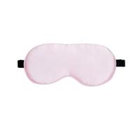 Masque Pour Les Yeux En Soie Masque de sommeil en soie de luxe, cache-œil ultra doux for les blocs de sommeil, housse de protection légère for les yeux, sac de voyage(Pink)