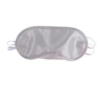 Masque Pour Les Yeux En Soie Masque for les yeux en soie, 1 pièce, couverture d'ombre, bandeau doux, patch oculaire de voyage, masque de sommeil naturel for femmes et hommes(Silver)