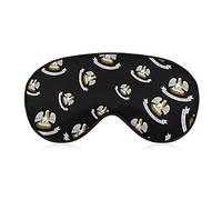 Masque pour les yeux endormis avec drapeau de l'État de Louisiane avec sangle réglable pour les yeux bandés pour les voyages en avion
