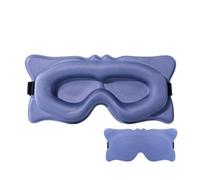 Masque pour les yeux endormis, polyester respirant, sangle réglable pour une conception ajustée parfaite, des blocs non pressants bloquent 100% léger pour un sommeil profond et relaxant partout partou