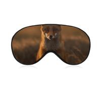 Masque pour les yeux Fox at Sunset - Masque de sommeil latéral léger - Masque de sommeil avec coussinet nasal et bande élastique pour enfants, femmes et hommes