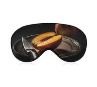 Masque pour les yeux frais en tranches de fruits, masque de sommeil latéral léger, masque de sommeil, coussinet nasal et bande élastique pour enfants, femmes et hommes
