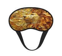 Masque pour les yeux Golden African Lion Ultimate pour dormir, doux et confortable, masque relaxant sans pression nocturne.
